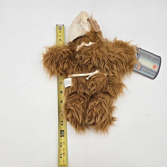 1988 Alf Alien Productions Plush Polyester Cookin With Alf Apron Brown Pre-Owned - Picture 5 of 6